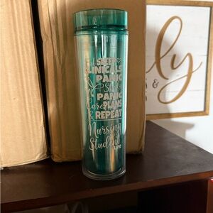 Teal Nursing Student Tumbler